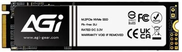 

Твердотельный накопитель (SSD) AGI 1Tb AI828 AGI1T0G44AI828, 2280, M.2, NVMe (AGI1T0G44AI828) Retail, AGI1T0G44AI828