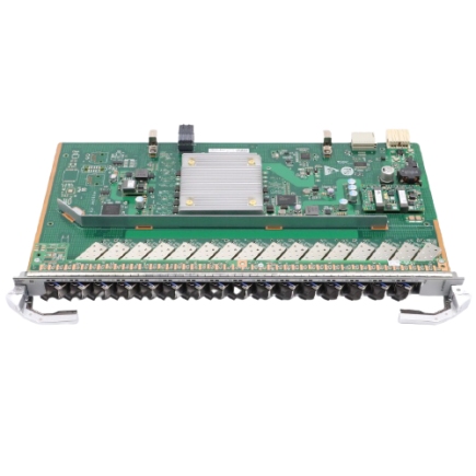 

Модульная карта Huawei, 16 портов GPON для установки в шасси Huawei MA5800, серый (GPHF)