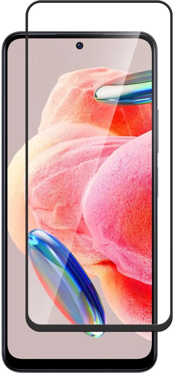 

Защитное стекло BoraSCO для экрана смартфона Xiaomi Redmi 13, FullScreen, поверхность глянцевая, черная рамка (73399)
