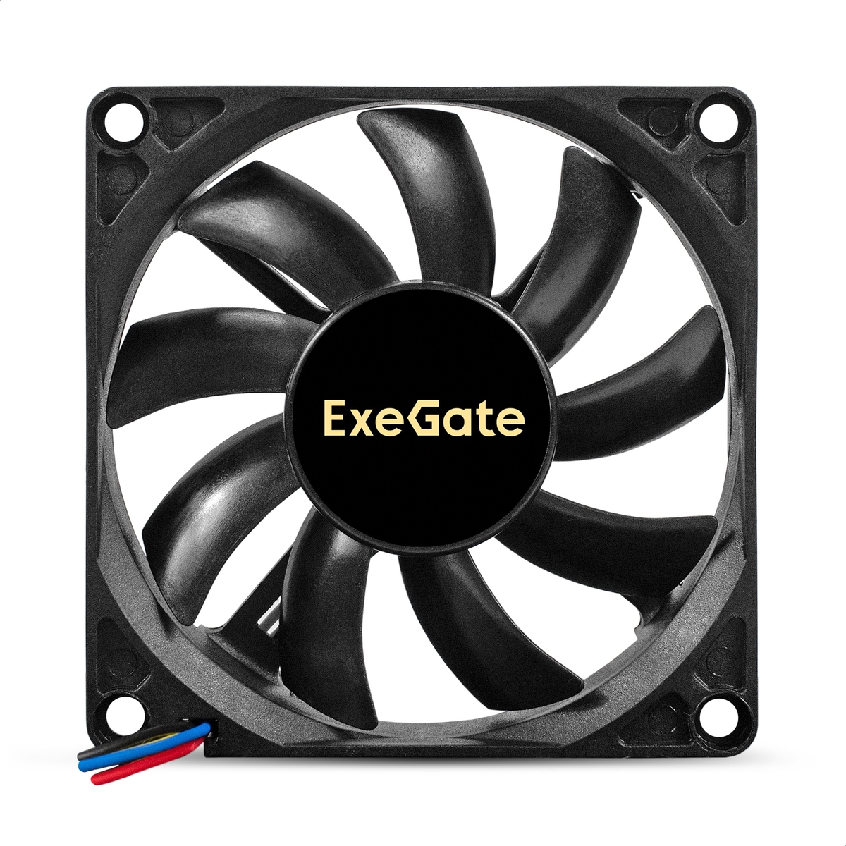 Вентилятор ExeGate ExtraSilent ES08015S2P, 80 мм, 1шт (EX295233RUS)