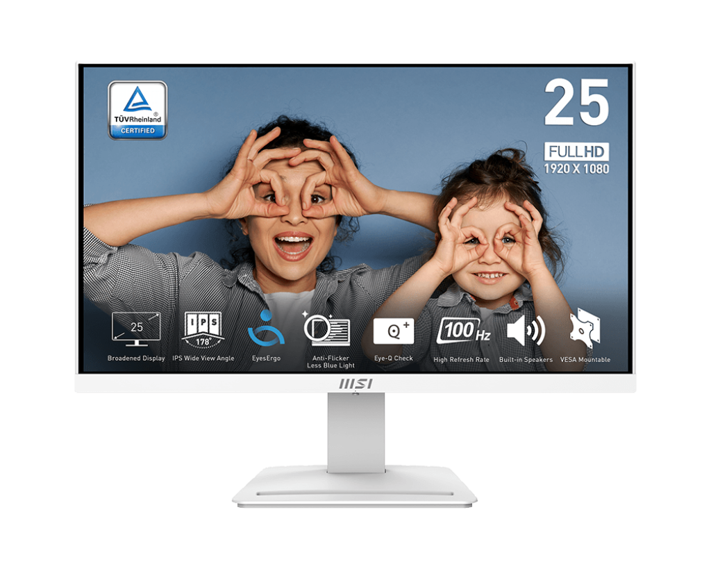 Монитор 24.5" MSI Pro MP253W белый