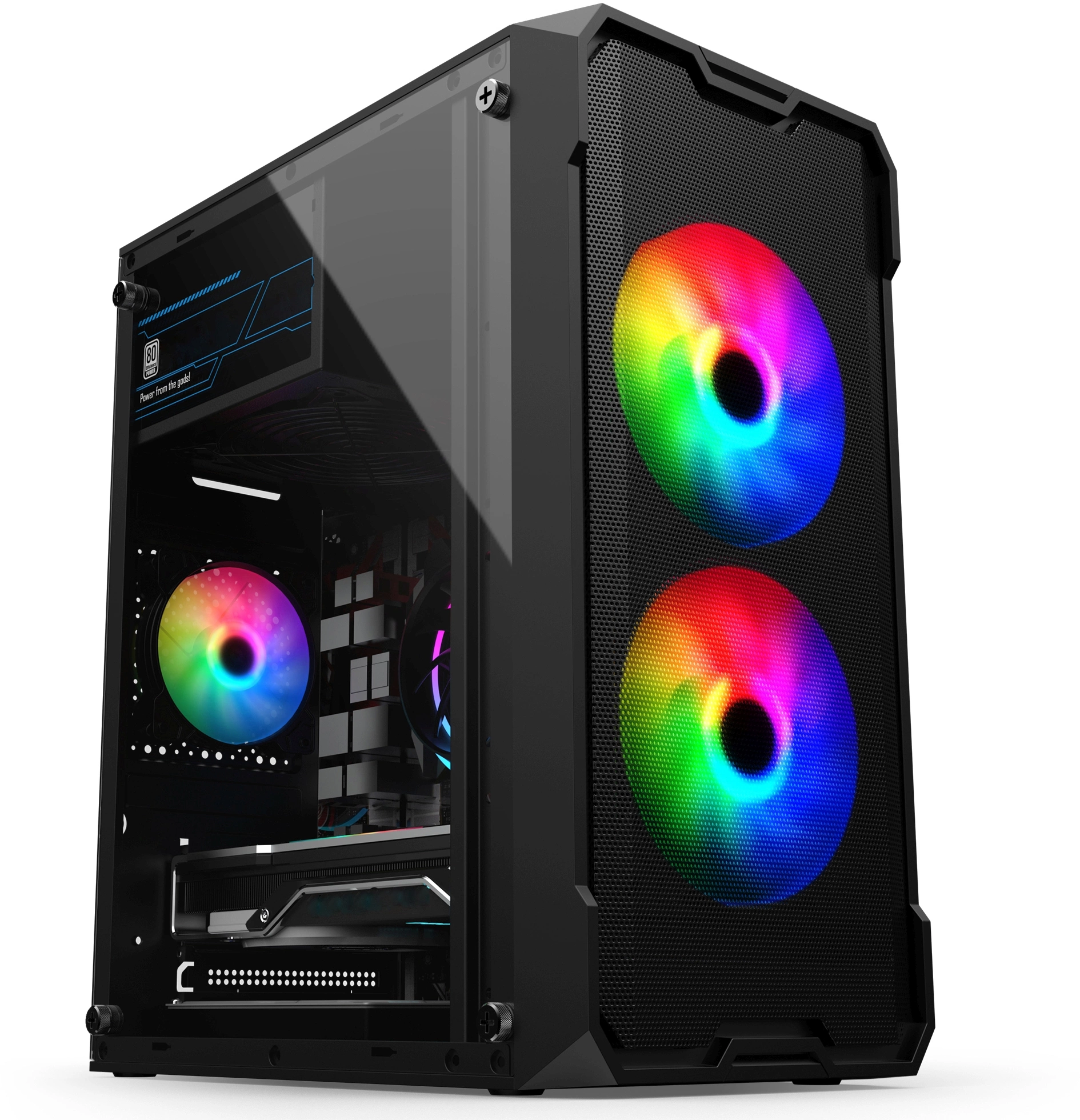 Корпус Oklick OCC-MN301, mATX, Mini-Tower, USB 3.0, черный, без БП (OCC-MN301)