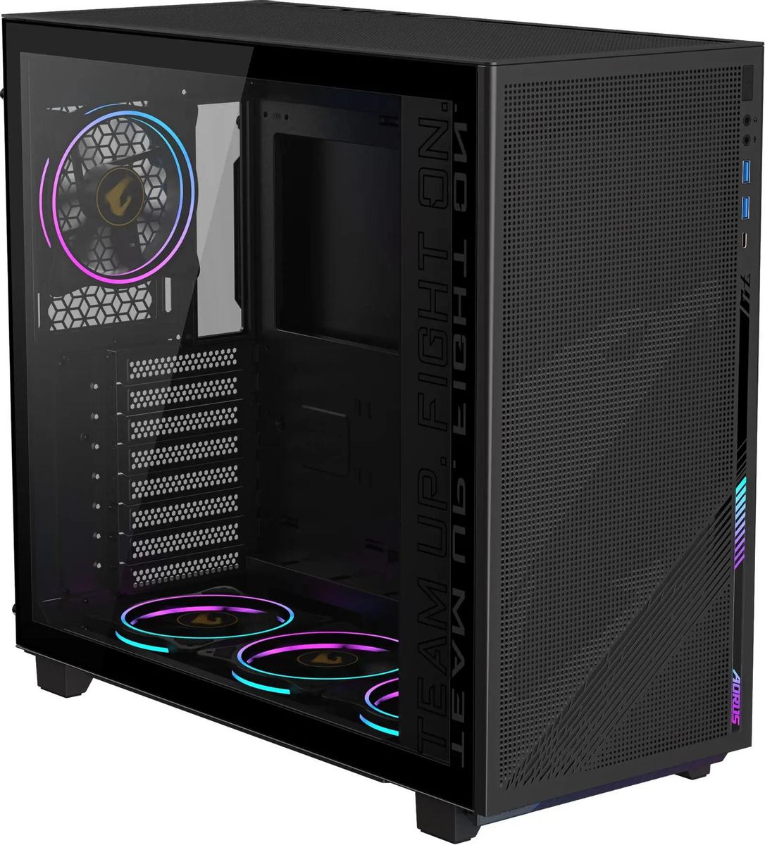 

Корпус GIGABYTE GB-AC400G, ATX, Midi-Tower, 2xUSB 3.0, USB Type-C, черный, без БП (28300-AC400-1CKR), GB-AC400G