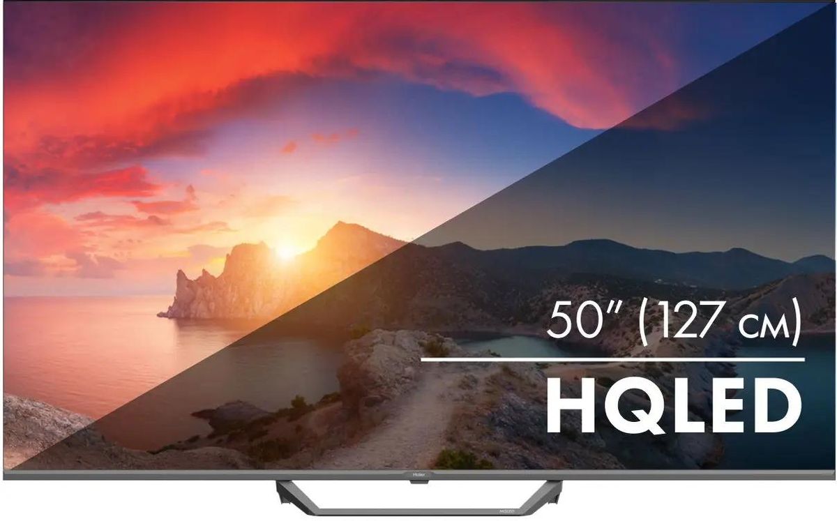 

Телевизор 50" Haier Smart TV S2 Pro, 3840x2160, DVB-T /T2 /C, HDMIx4, USBx2, WiFi, Smart TV, серый (DH1VLZD02RU), Smart TV S2 Pro
