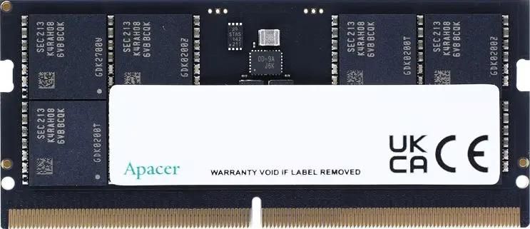 

Память DDR5 SODIMM 16Gb, 5600MHz, CL40, 1.1V, Apacer (FS.16G2C.PKH) Retail, FS.16G2C.PKH