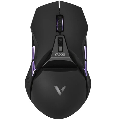 

Мышь беспроводная/проводная Rapoo VT950Pro, 26000dpi, оптическая светодиодная, USB/Радиоканал, черный (VT950Pro), VT950Pro