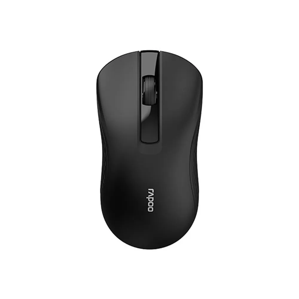

Мышь беспроводная Rapoo B20, 1000dpi, оптическая светодиодная, USB/Радиоканал, черный (B20), B20