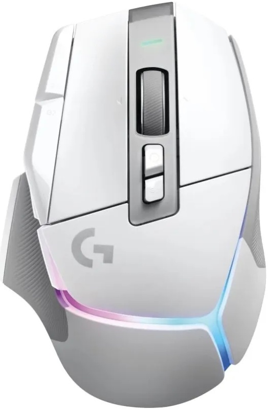 Мышь беспроводная/проводная Logitech G502 X Plus , 25600dpi, оптическая светодиодная, Bluetooth/Радиоканал/USB, белый (910-006176)