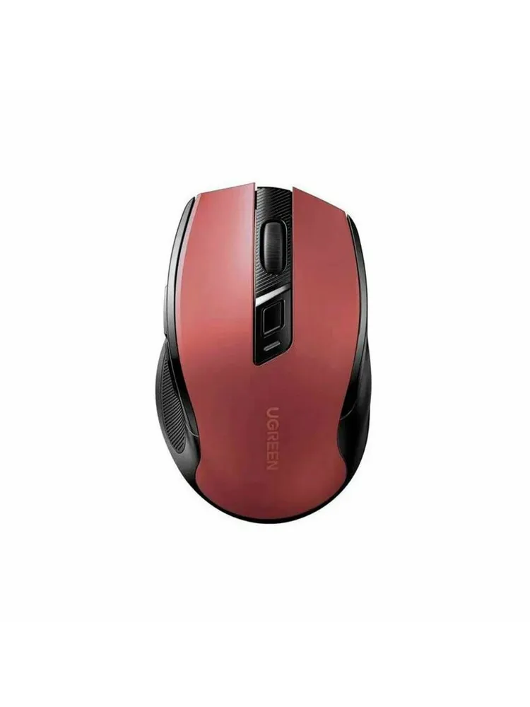 

Мышь беспроводная UGREEN MU006 Silence Design, 4000dpi, оптическая светодиодная, USB, красный (25752), MU006 Silence Design