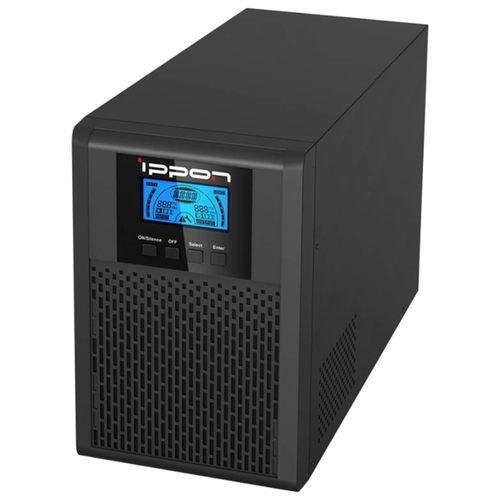 ИБП Ippon Innova G2 1000, 1000 В·А, 900 Вт, IEC, розеток - 4, USB, черный (427357) б/у, после ремонта, следы эксплуатации, комплект полный