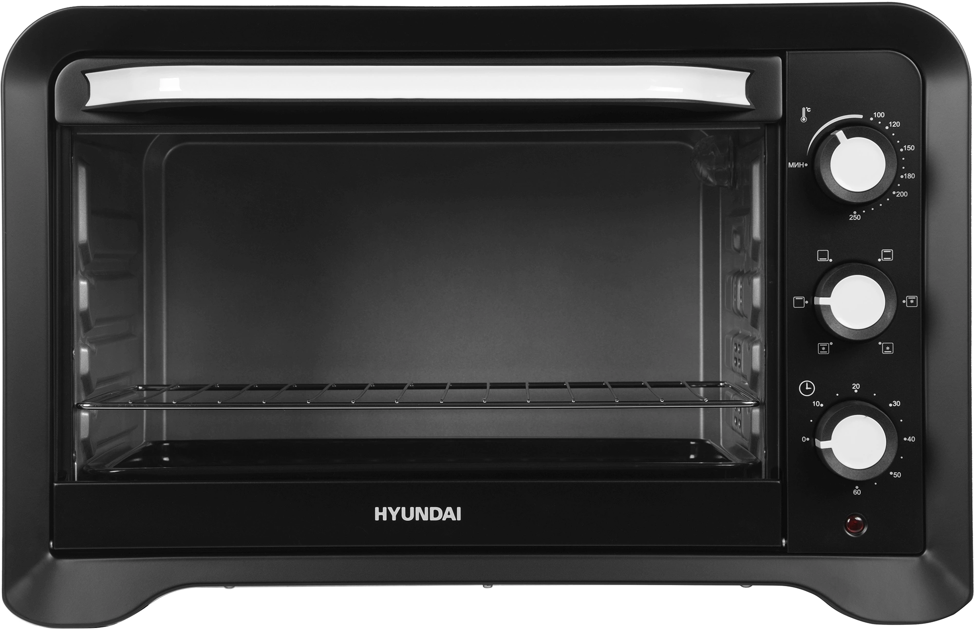 Мини-печь Hyundai MIO-HY095 2 кВт, черный