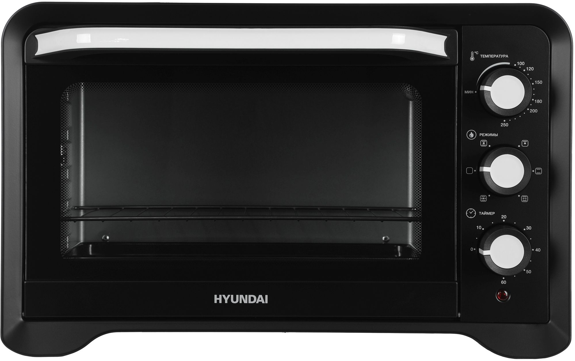

Мини-печь Hyundai MIO-HY094 1.6 кВт, черный (MIO-HY094), MIO-HY094