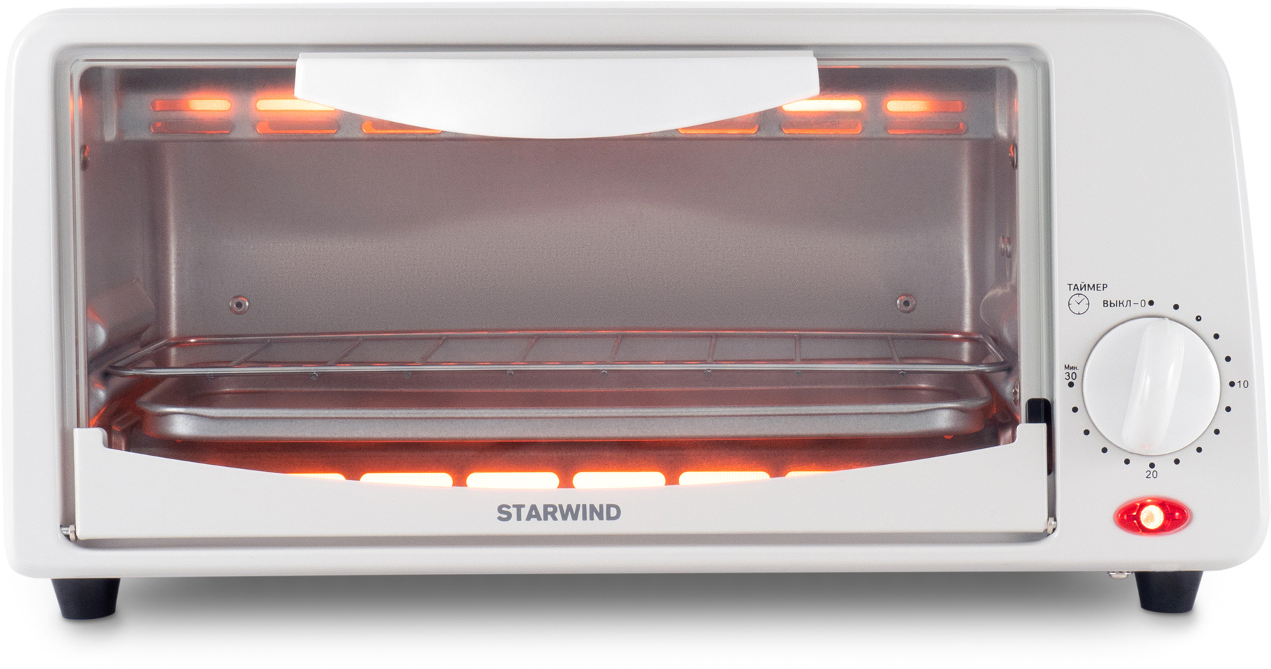 Мини-печь STARWIND SMO2041 650 Вт, белый
