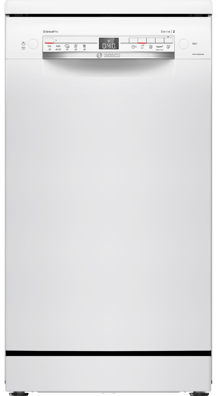 

Посудомоечная машина узкая Bosch SPS2HMW54Q, белый (SPS2HMW54Q), SPS2HMW54Q