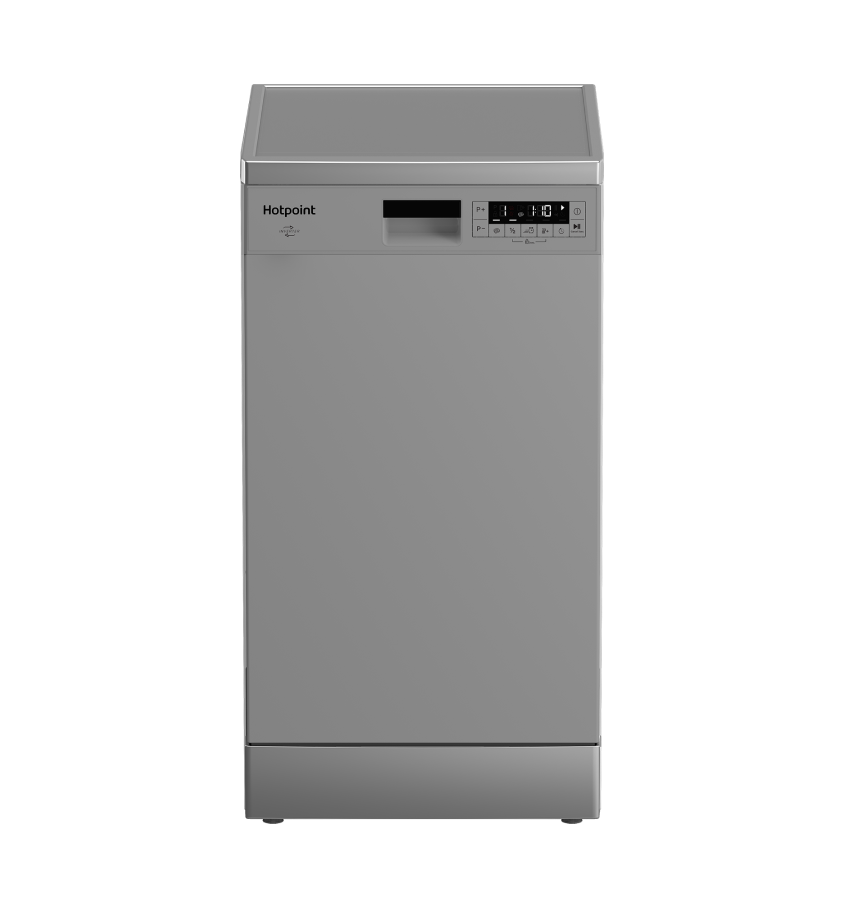 Посудомоечная машина Hotpoint-Ariston HFS 1C57 S, нержавеющая сталь/