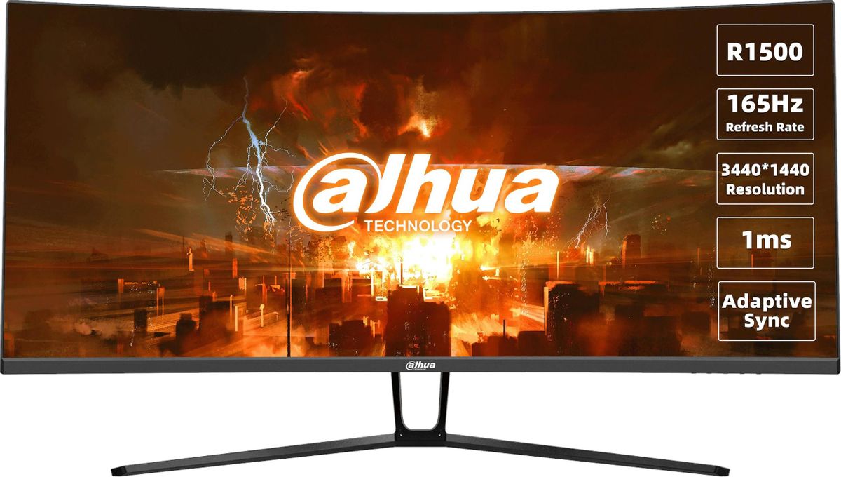 

Монитор 34" Dahua E330C Series DHI-LM34-E330C VA, изогнутый, 3440x1440 (21:9), 350кд/м2, 165 Гц, 1 мс, 178°/178°, HDMI, DisplayPort, черный (DHI-LM34-E330C), DHI-LM34-E330C