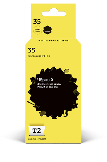 

Картридж струйный T2 IC-CPGI-35 (PGI-35/1509B001), черный, совместимый, для Canon PIXMA iP100/110