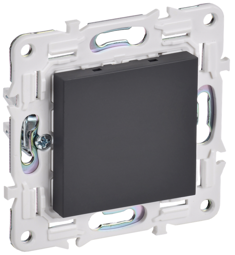 

Заглушка с суппортом IEK SKANDY SK-C01G, графит (SK-PL10-K53), SK-C01G