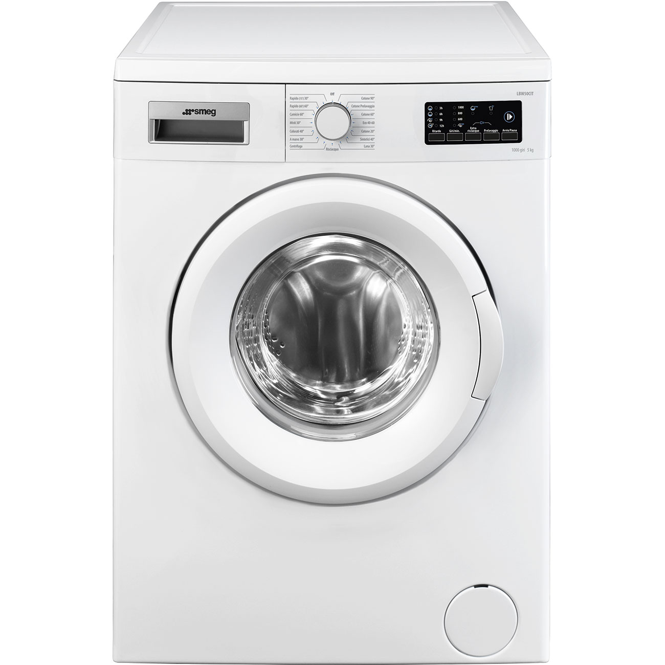 

Стиральная машина SMEG LBW50CIT, 5 кг, 1000 об/мин, белый (8017709298654), LBW50CIT
