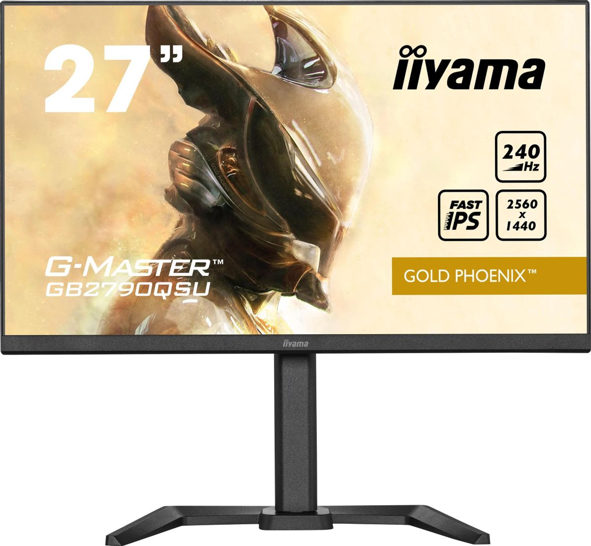 

Монитор 27" Iiyama G-MASTER GB2790QSU-B5 IPS, 2560x1440 (16:9), 400кд/м2, 240 Гц, 1 мс, 178°/178°, HDMI, DisplayPort, Thunderbolt, USB-Hub, черный (GB2790QSU-B5), GB2790QSU-B5