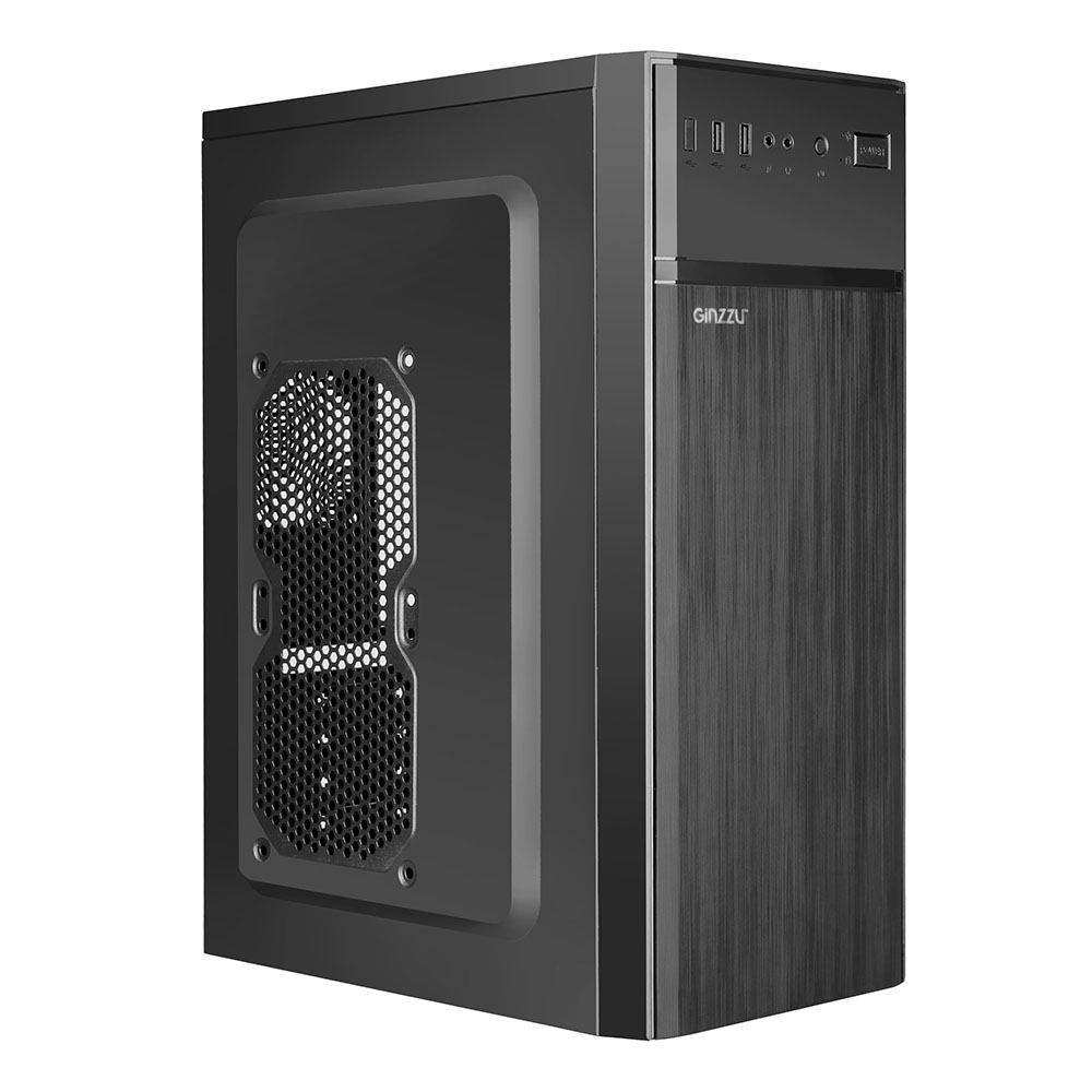 

Корпус Ginzzu A420, ATX, Midi-Tower, черный, без БП (A420), A420