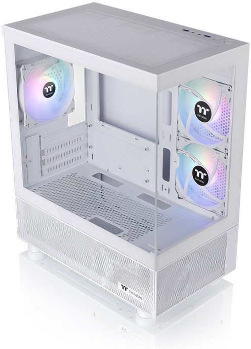 

Корпус Thermaltake View 170 TG ARGB, mATX, Micro-Tower, 2xUSB 3.0, RGB подсветка, белый, без БП (CA-1Z4-00M6WN-00), View 170 TG ARGB
