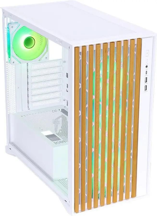 

Корпус Formula V TIMBERLINE T0, ATX, Midi-Tower, 2xUSB 3.0, USB Type-C, RGB подсветка, белый, без БП (TIMBERLINE T0 White), TIMBERLINE T0
