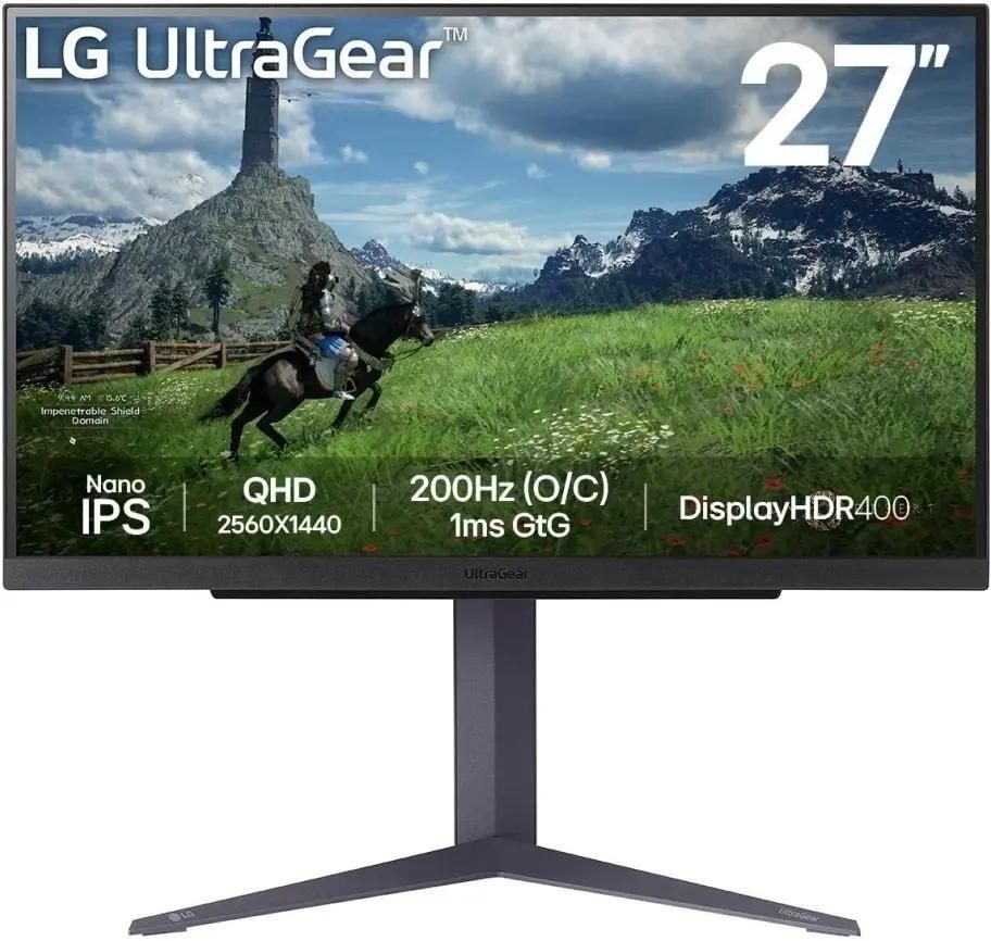 Монитор 27" LG UltraGear 27GS85Q-B черный