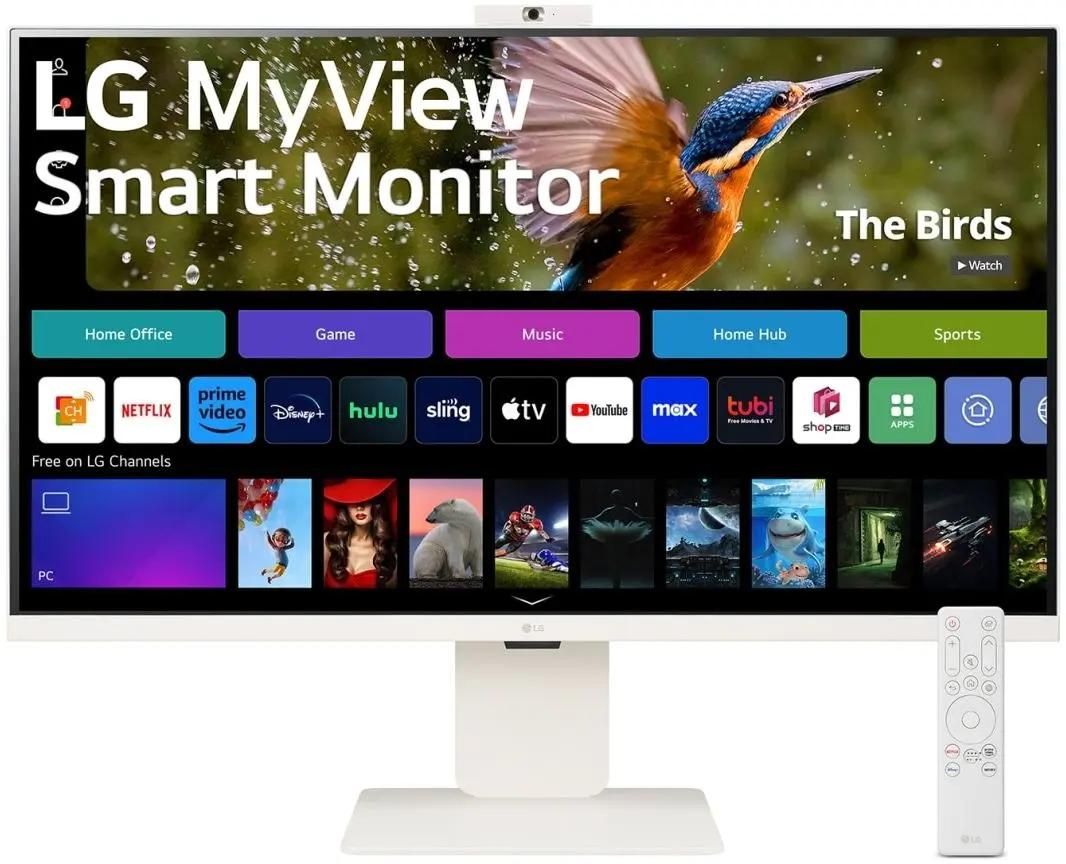 

Монитор 31.5" LG MyView 32SR85U-W IPS, 3840x2160 (16:9), 400кд/м2, 5 мс, 178°/178°, HDMI, USB Type-C, веб-камера, белый (32SR85U-W.ARUZ), 32SR85U-W
