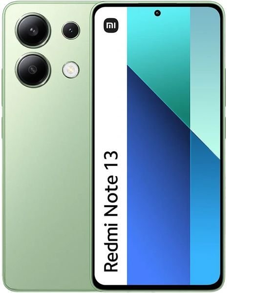 

Смартфон Xiaomi Redmi Note 13, 6.67" 2400x1080 AMOLED, Qualcomm Snapdragon 685, 8Gb RAM, 512Gb, 3G/4G, NFC, Wi-Fi, BT, 3xCam, 2-Sim, 5000 мА⋅ч, USB Type-C, Android 13, зеленый (60184), Redmi Note 13