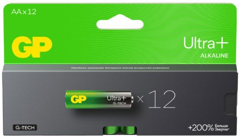

Батарейка GP 15AUPA21-2CRB12, AA (LR6), 1.5V, 12 шт. (4891199222740)