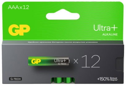 

Батарейка GP 24AUPA21-2CRB12, AAA (LR03), 1.5V, 12 шт. (4891199222757)