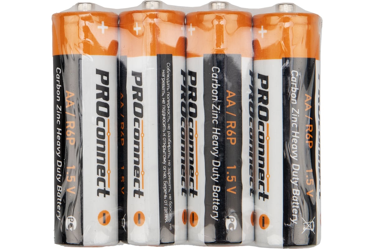 

Батарейка PROconnect AA (LR6), 1.5V, 4 шт. (30-0010)