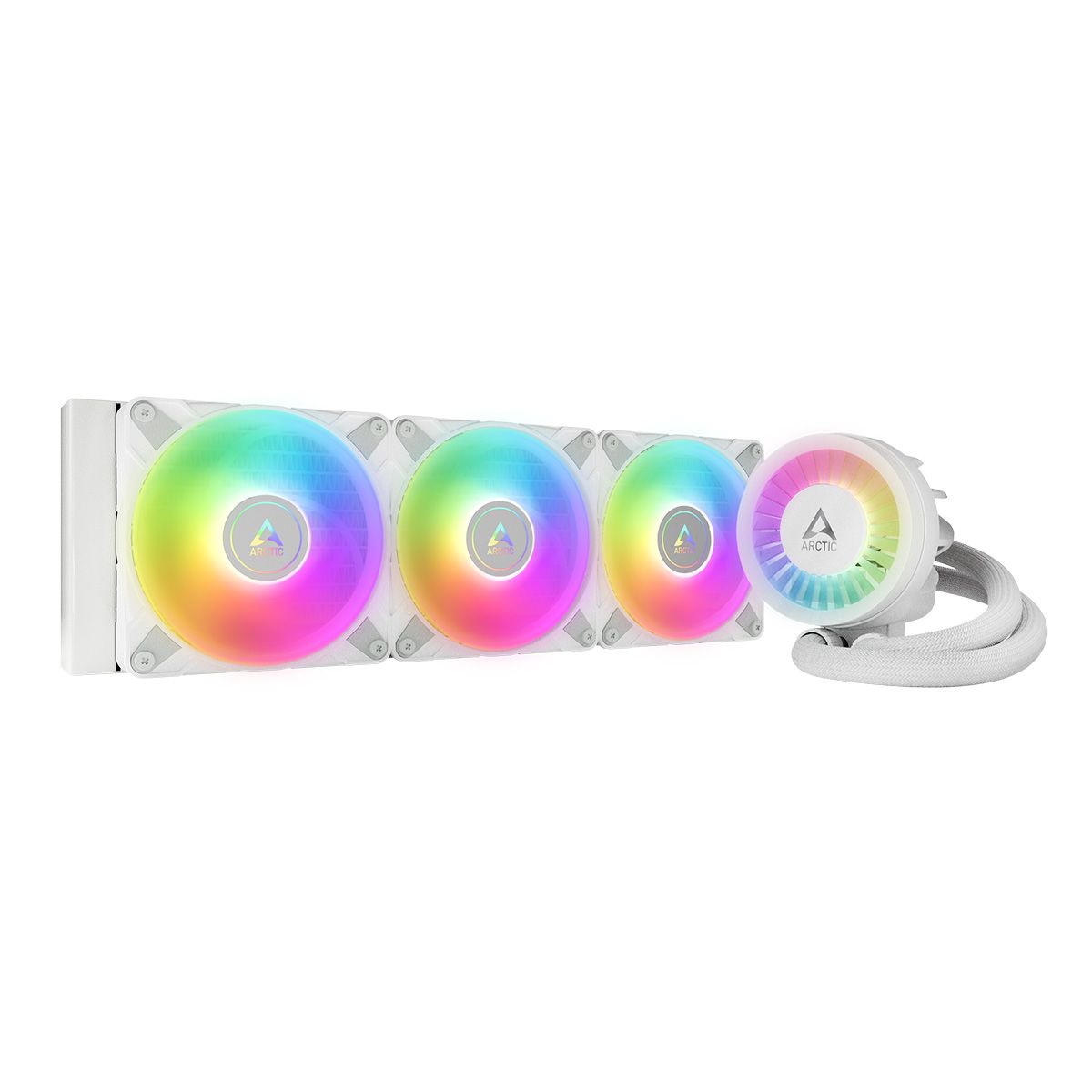 

Жидкостное охлаждение Arctic Cooling Liquid Freezer III-360 A-RGB White для Socket/1700/1851/AM5/AM4, 3x120 мм, ARGB, белый (ACFRE00152A), Liquid Freezer III-360 A-RGB White