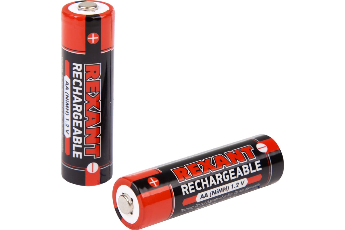

Аккумулятор Rexant, AA (LR06/15А), 1.2V 2.8 А·ч, 2 шт. (30-1428)