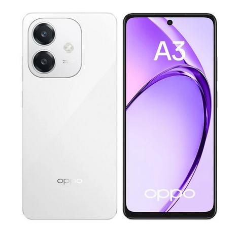 

Смартфон OPPO A3, 6.67" 1604x720 IPS, Qualcomm Snapdragon 6s 4G Gen 1, 6Gb RAM, 256Gb, 3G/4G, NFC, Wi-Fi, BT, 2xCam, 2-Sim, 5100 мА⋅ч, USB Type-C, Android 14, белый, A3