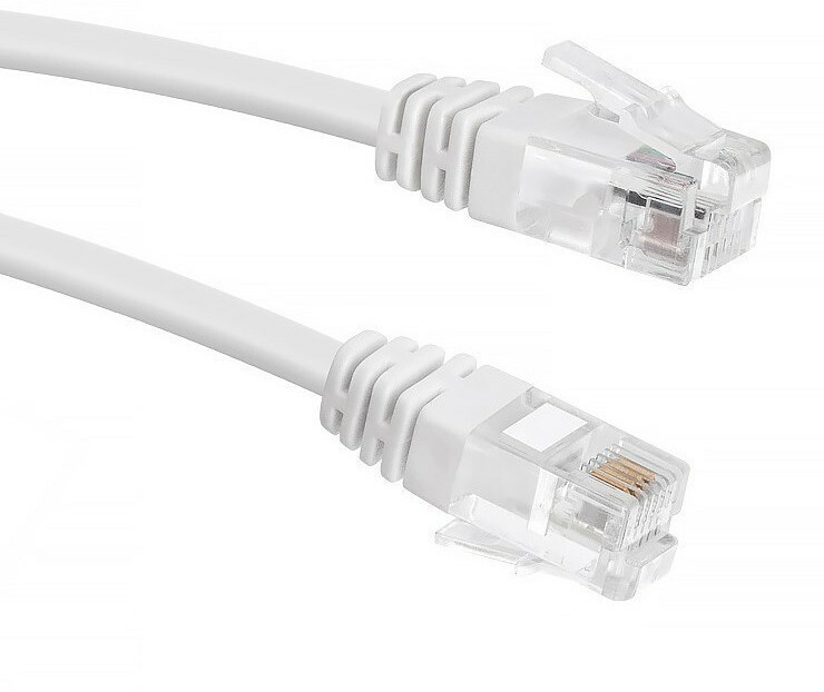 

Патч-корд UTP кат.5e, 10 м, RJ45-RJ45, белый, CCA, Premier 5-970 (5-970W 10.0), 5-970