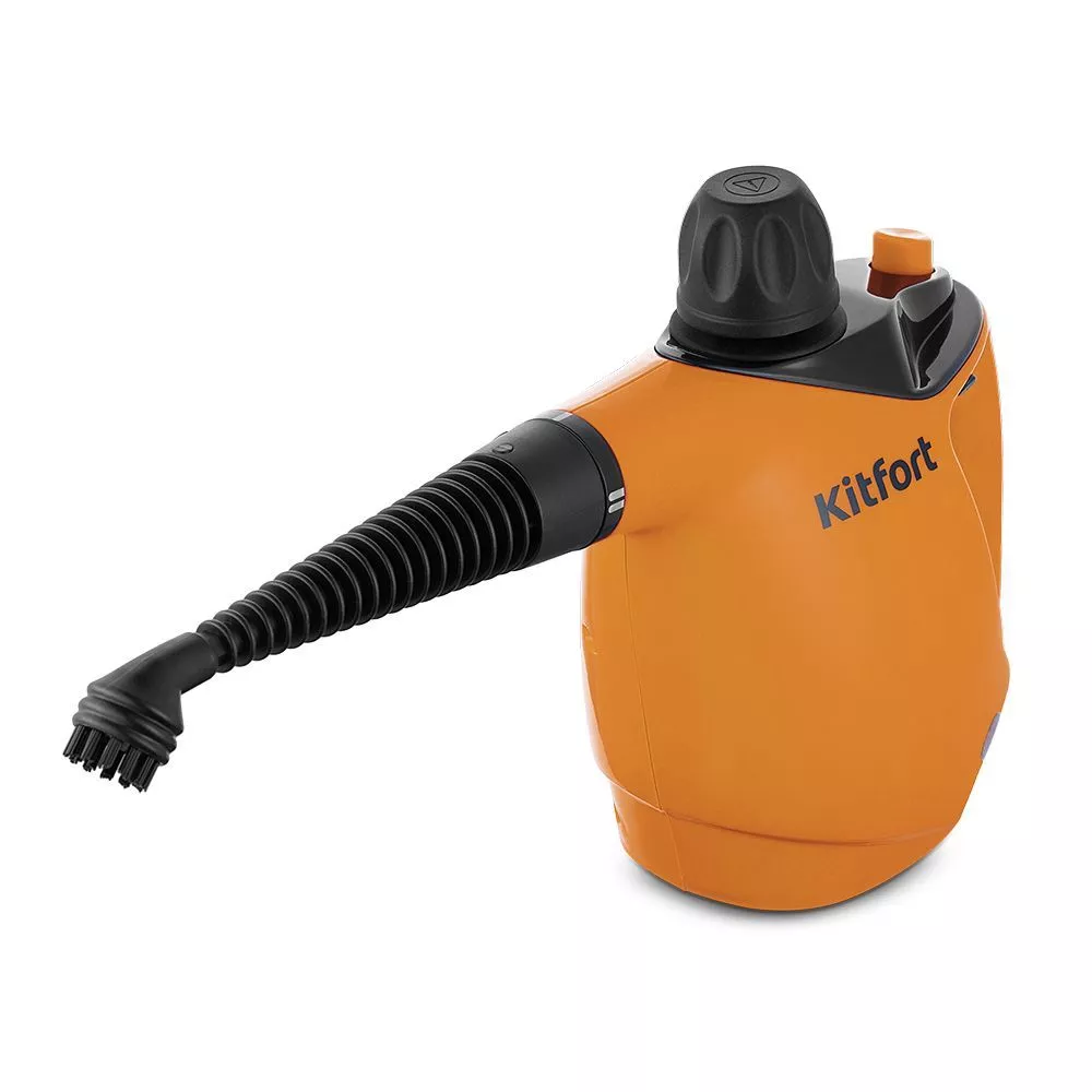

Пароочиститель Kitfort КТ-9140-2 1.05 кВт, черный/оранжевый (КТ-9140-2), КТ-9140-2