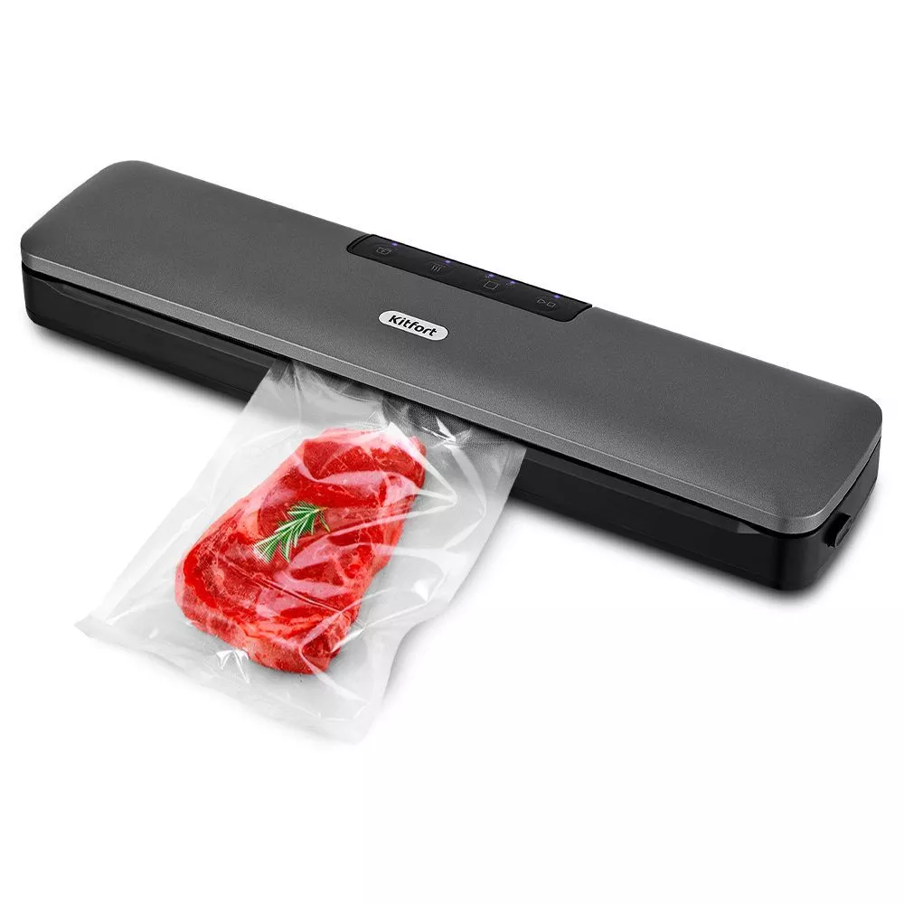 

Вакуумный упаковщик Kitfort КТ-1527, 95 Вт, черный (КТ-1527), КТ-1527