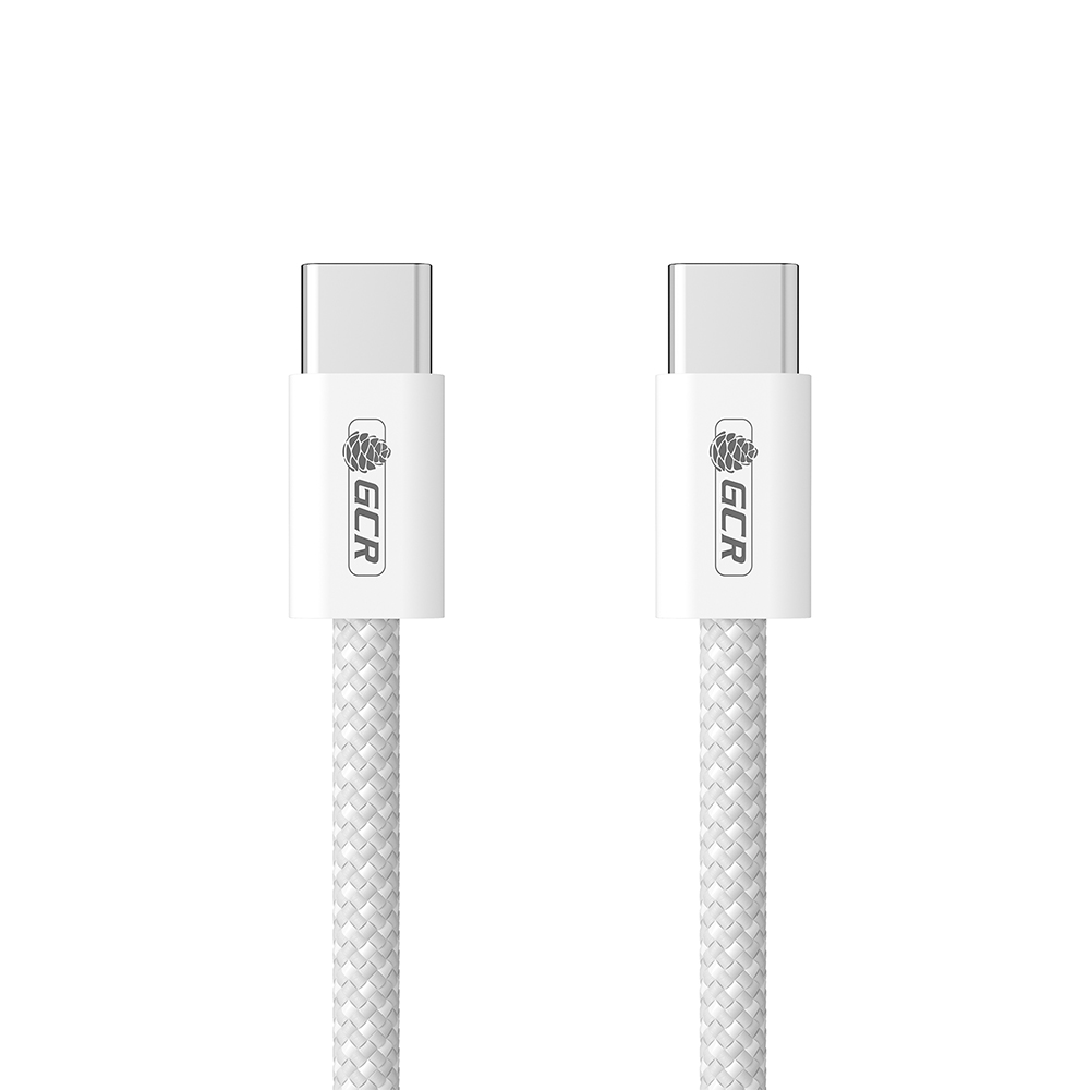 

Кабель USB Type-C-USB Type-C, быстрая зарядка, 100 Вт, 1 м, белый, Greenconnect GCR-UCC15 (GCR-55684), GCR-UCC15