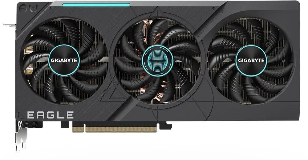 

Видеокарта GIGABYTE NVIDIA GeForce RTX 4070Ti SUPER EAGLE, 16Gb GDDR6X, 256 бит, PCI-E, HDMI, 3DP, Retail (GV-N407TSEAGLE-16GD), EAGLE