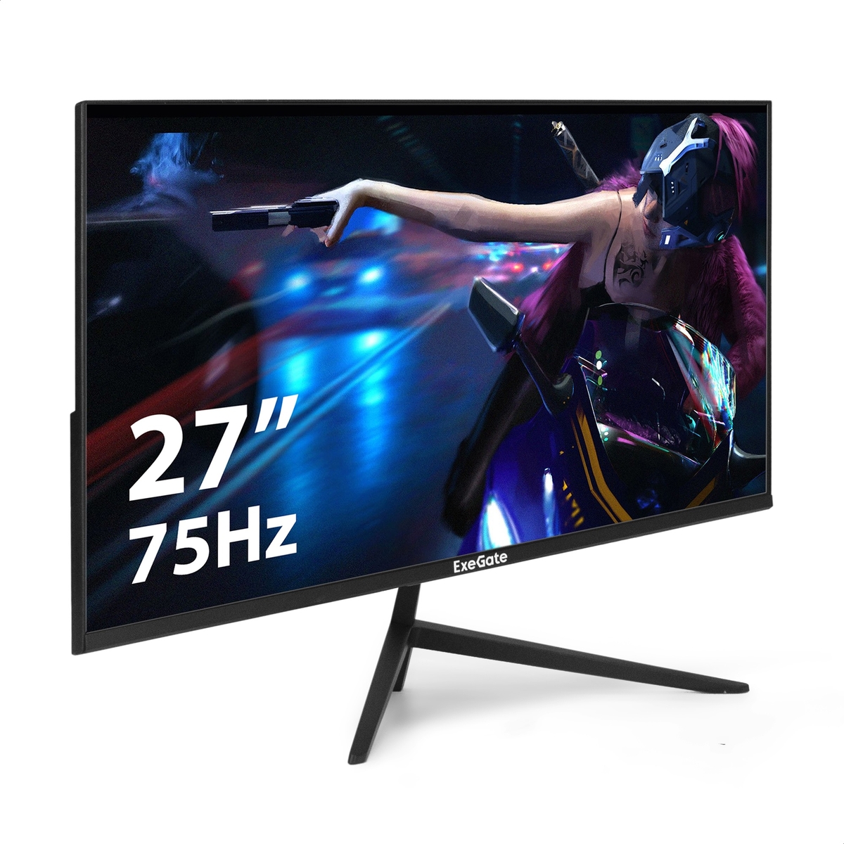 

Монитор 27" ExeGate EX297307RUS SmartView ES2707CA IPS, 2560x1440 (16:9), 300кд/м2, 1 мс, 178°/178°, HDMI, DisplayPort, USB-Hub, черный (EX297307RUS), SmartView ES2707CA