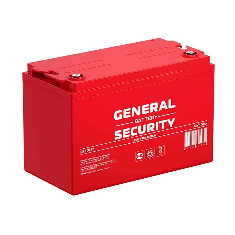 

Аккумуляторная батарея для ИБП General Security GS100-12, 12V, 100Ah (GS100-12), Красный, GS100-12