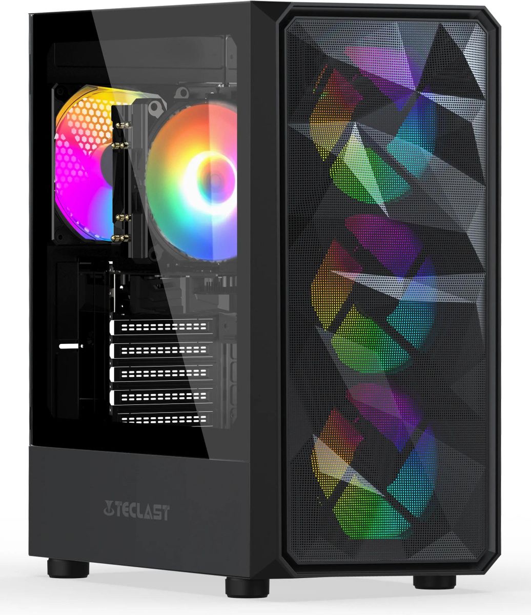 

Системный блок TECLAST G02, AMD Ryzen 5 7500F 3.7 ГГц, 32Gb RAM, 1Tb SSD, NVIDIA GeForce RTX 4060 8Gb, W11Pro, черный (G02 7500F32G1T4060BKRU), G02