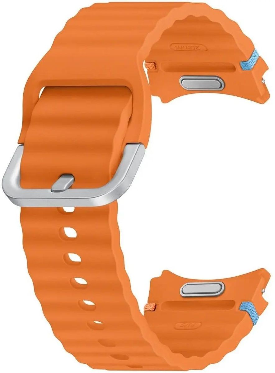 

Ремешок Samsung Galaxy Watch для Samsung Galaxy Watch 4/4 Classic, S/M, каучук, оранжевый (ET-SNL30SOEGRU), Galaxy Watch