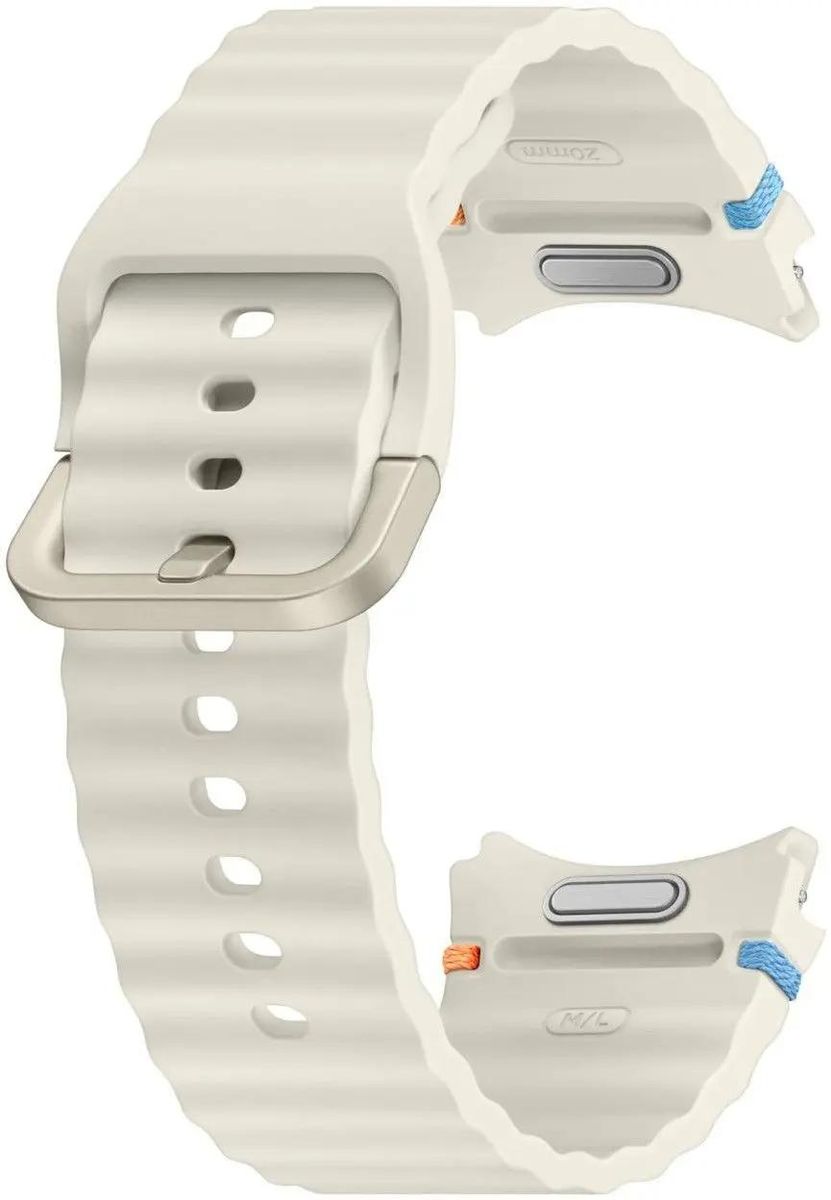 

Ремешок Samsung Galaxy Watch для Samsung Galaxy Watch 4/4 Classic, M/L, каучук, кремовый (ET-SNL31LWEGRU)