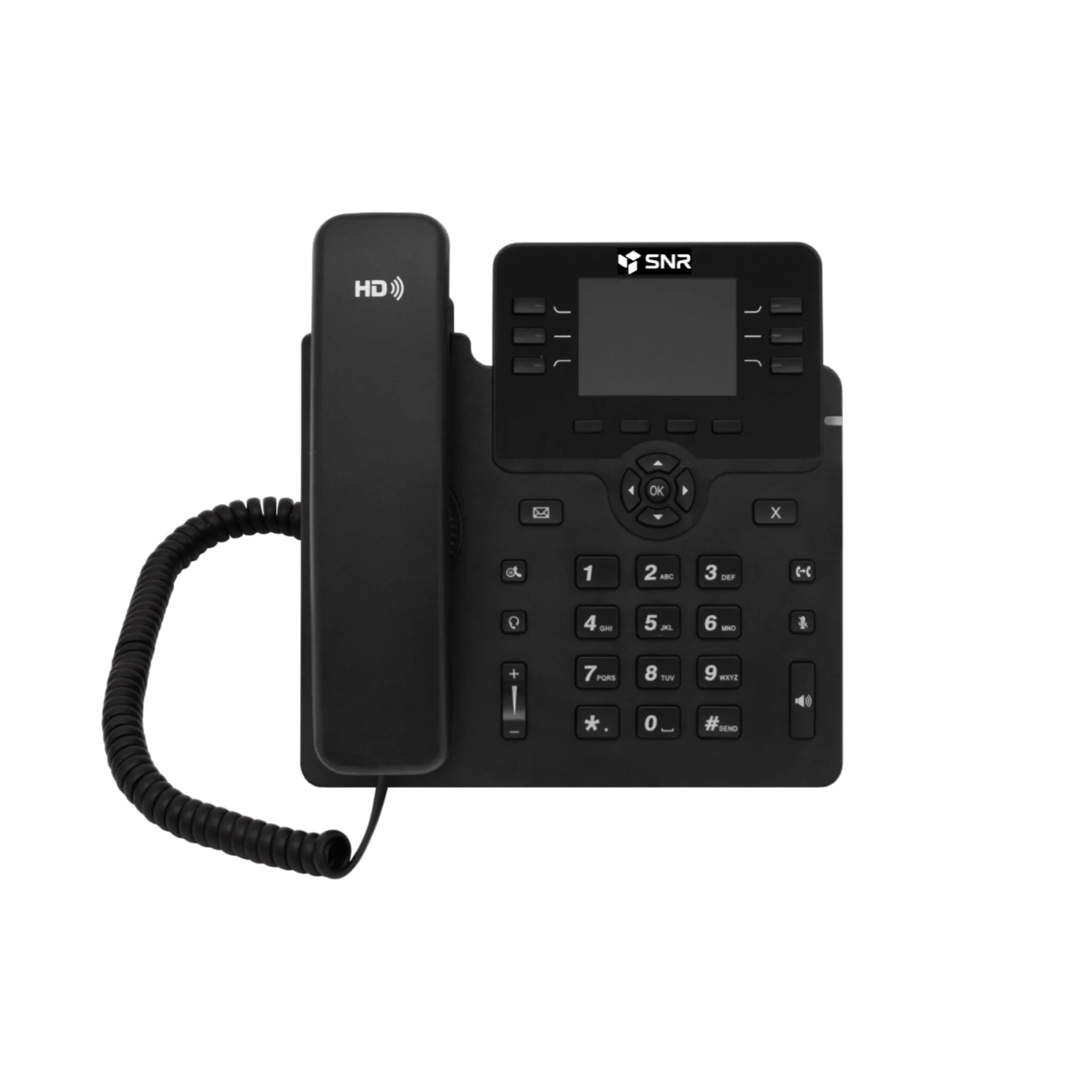 

VoIP-телефон SNR SNR-VP-76-CG-P, 6 SIP-аккаунтов, цветной дисплей, PoE, черный, без БП (SNR-VP-76-CG-P), VP-76-CG-P