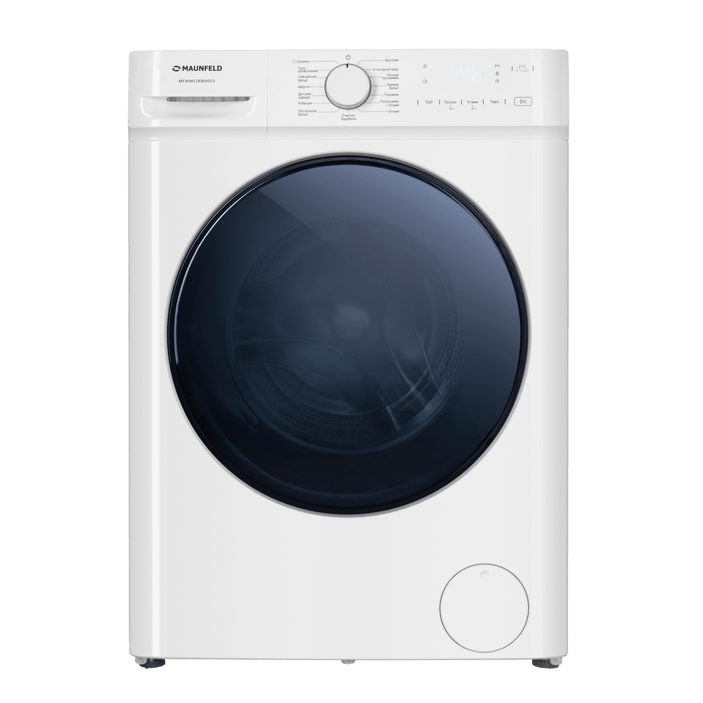 

Стиральная машина Maunfeld MFWM128WH053, 7.5 кг, 1200 об/мин, белый (КА-00019836), MFWM128WH053
