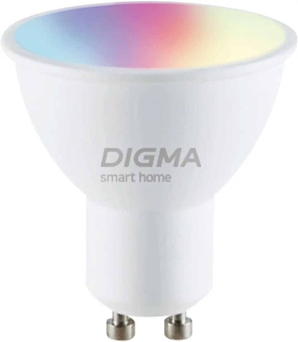Умная лампа Digma L1, 5 Вт, 2700-6500К, GU10 (DLL1GU10)