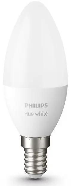 

Умная лампа Philips Hue Single Bulb, 5.5 Вт, 470лм, 2700К, E14, Bluetooth, белый (929002039903), Hue Single Bulb